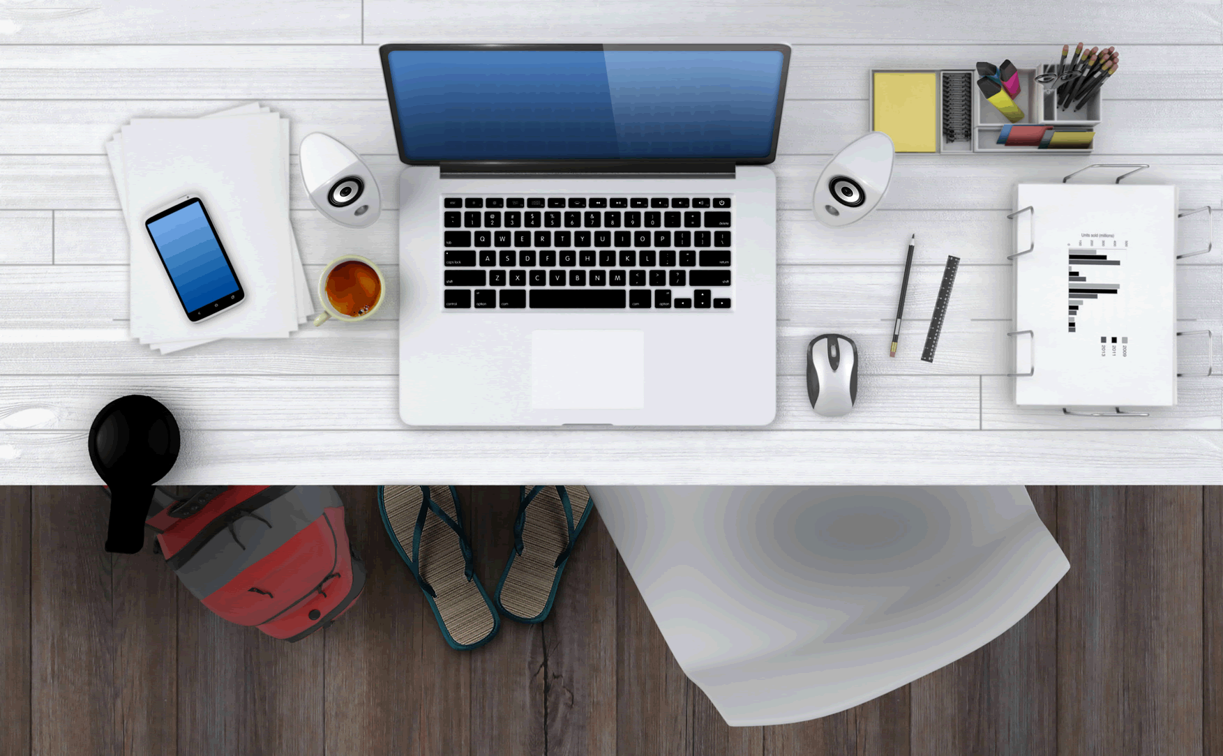 Business confidence and financial clarity illustration